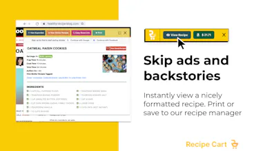 Recipe Cart Chrome Extension gallery image