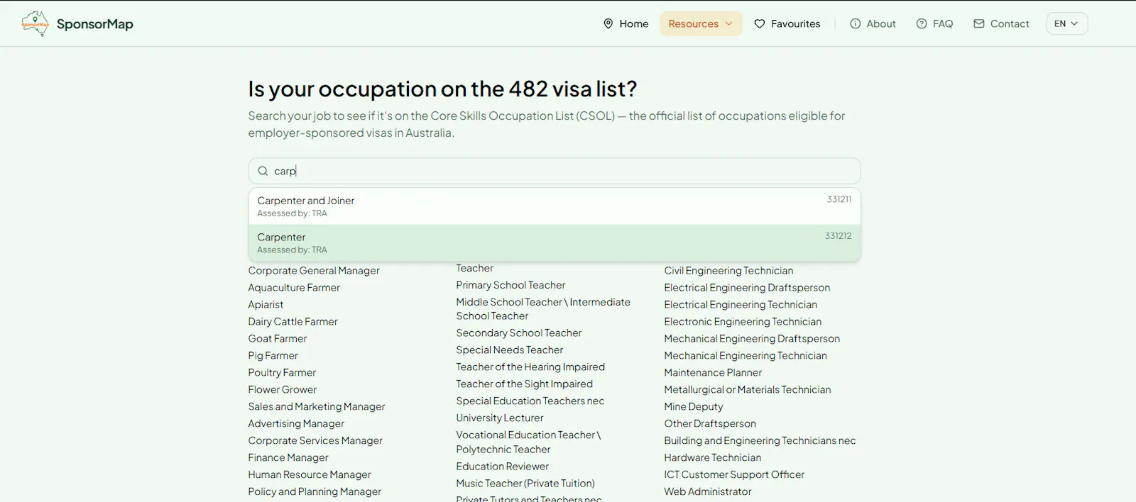 SponsorMap — Find who can hire you screenshot 3