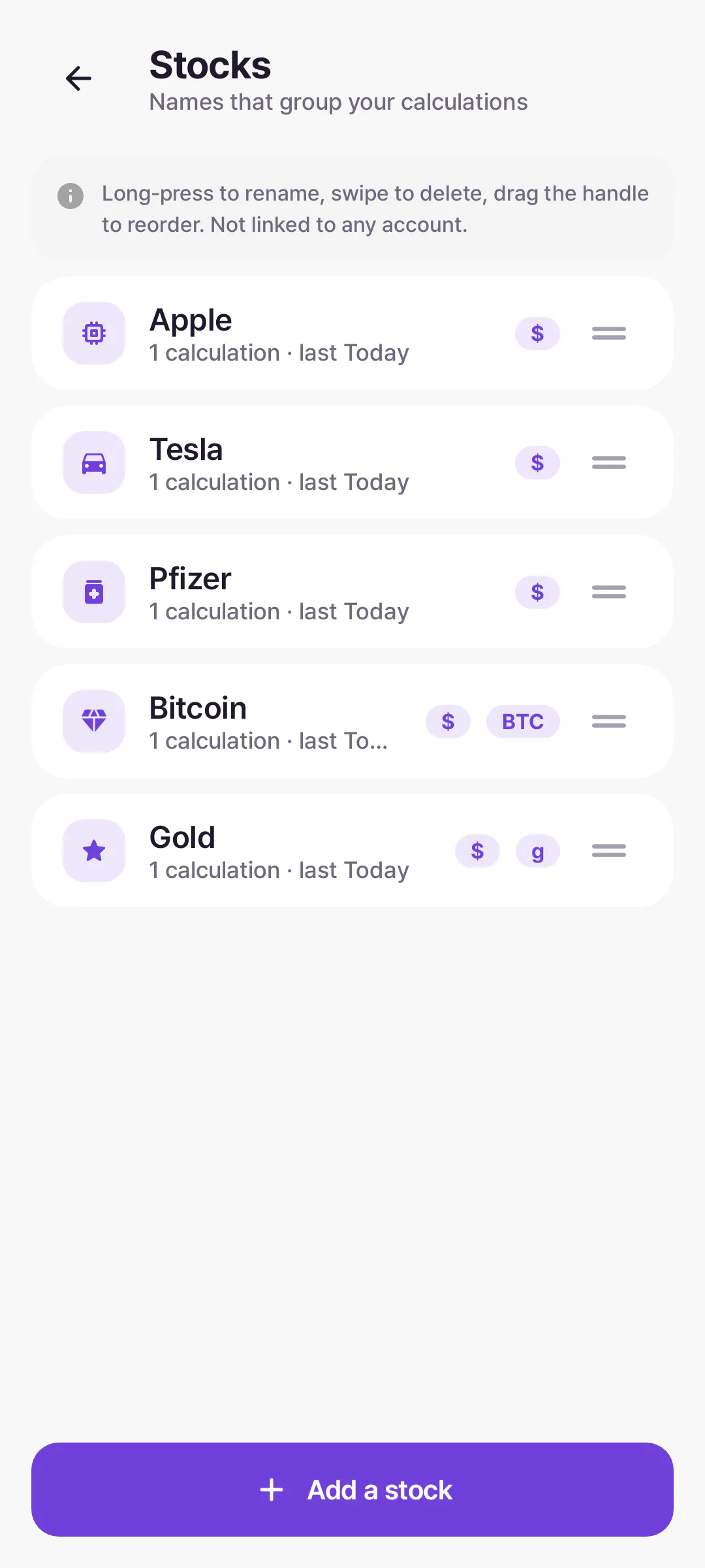 Stock Calculator gallery image