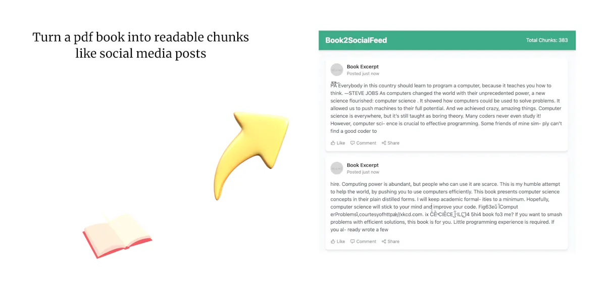 Book2SocialFeed