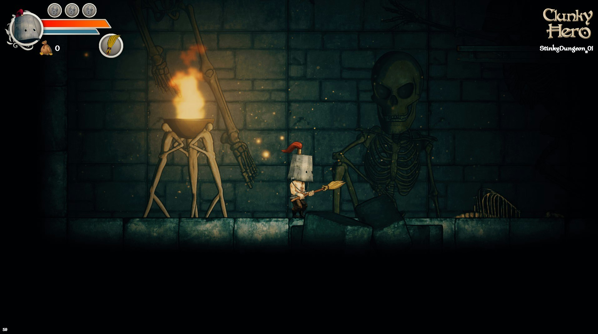CLUNKY HERO - hilarious video game gallery image
