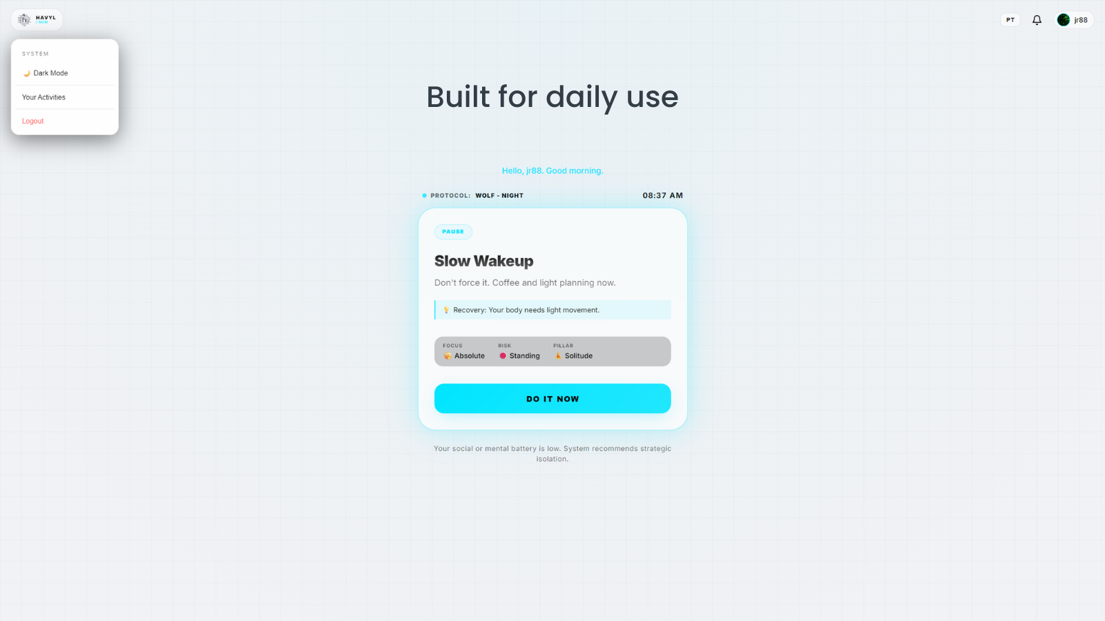 Havyl OS gallery image