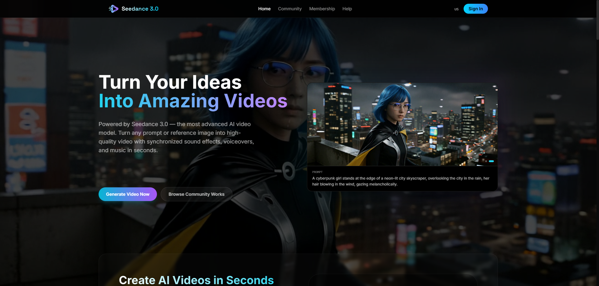 Seedance 3.0 gallery image