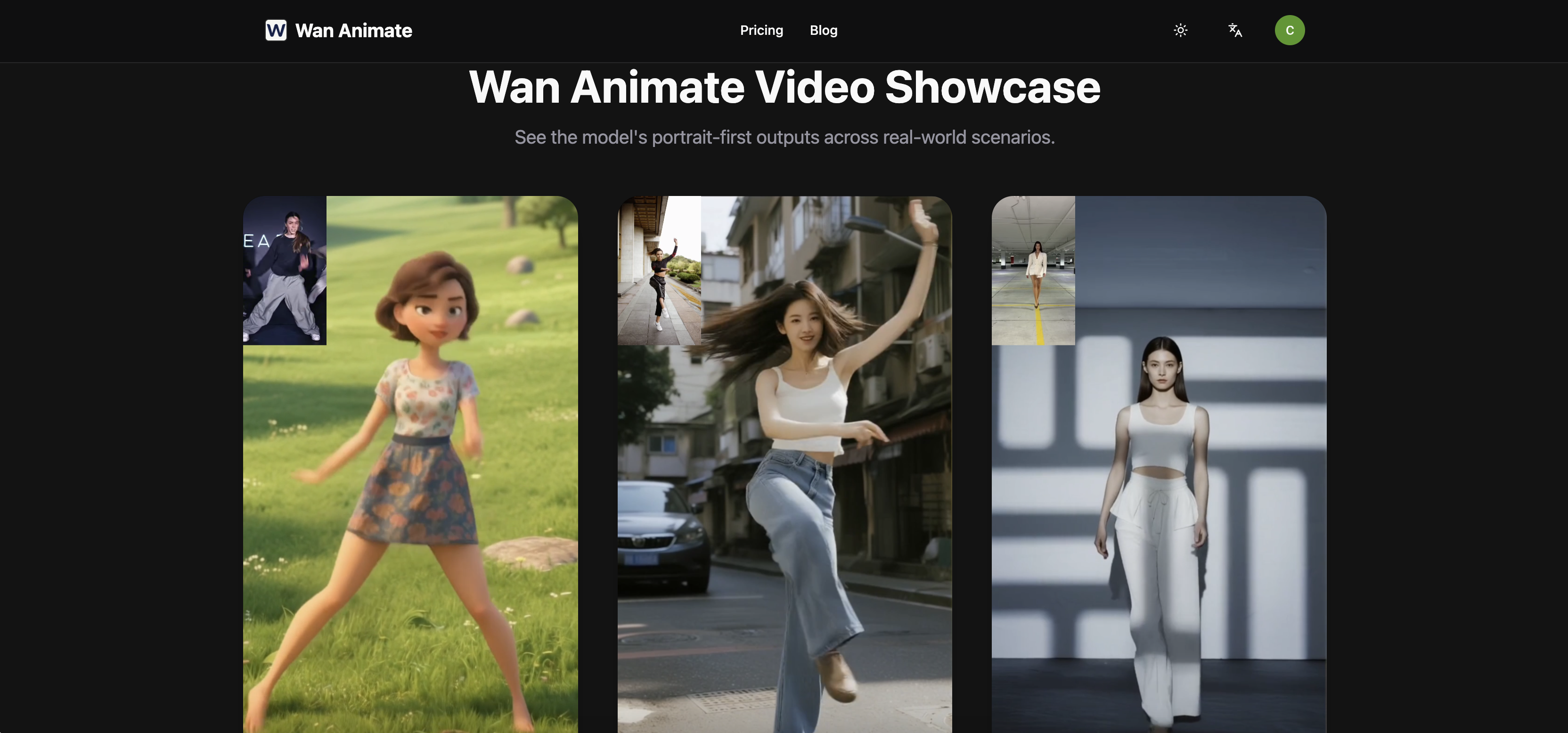 Média WAN Animate Video Generator - Laissez une image et une vidéo devenir votre histoire 4