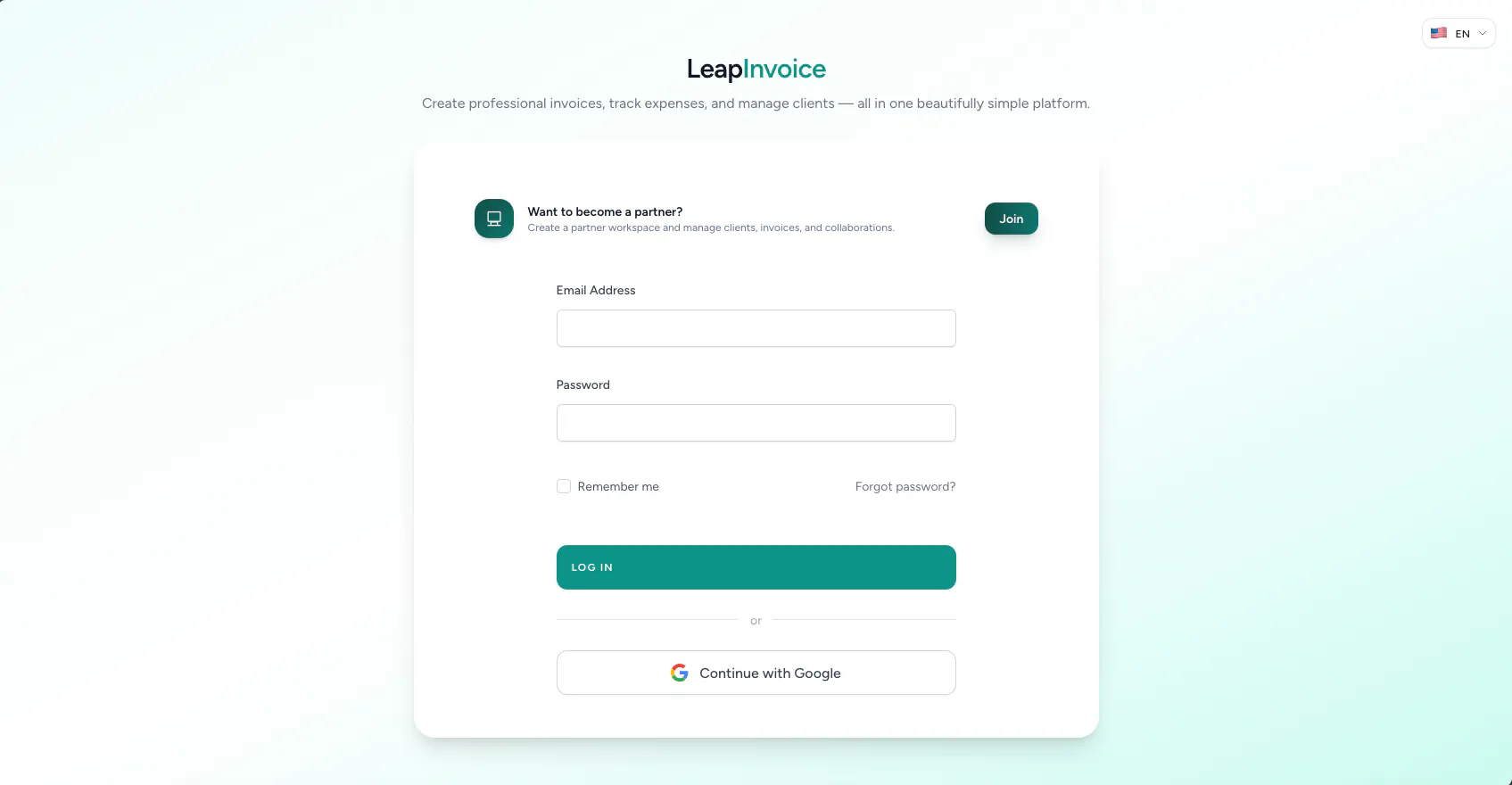 LeapInvoice — Invoicing as it should be gallery image