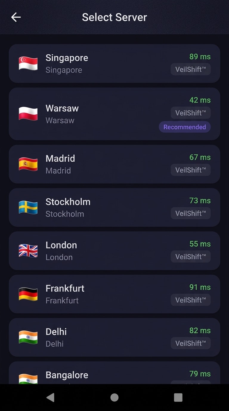 Veilora VPN gallery image