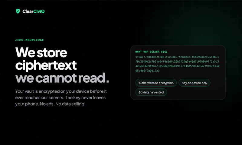 ClearCiviQ screenshot 1