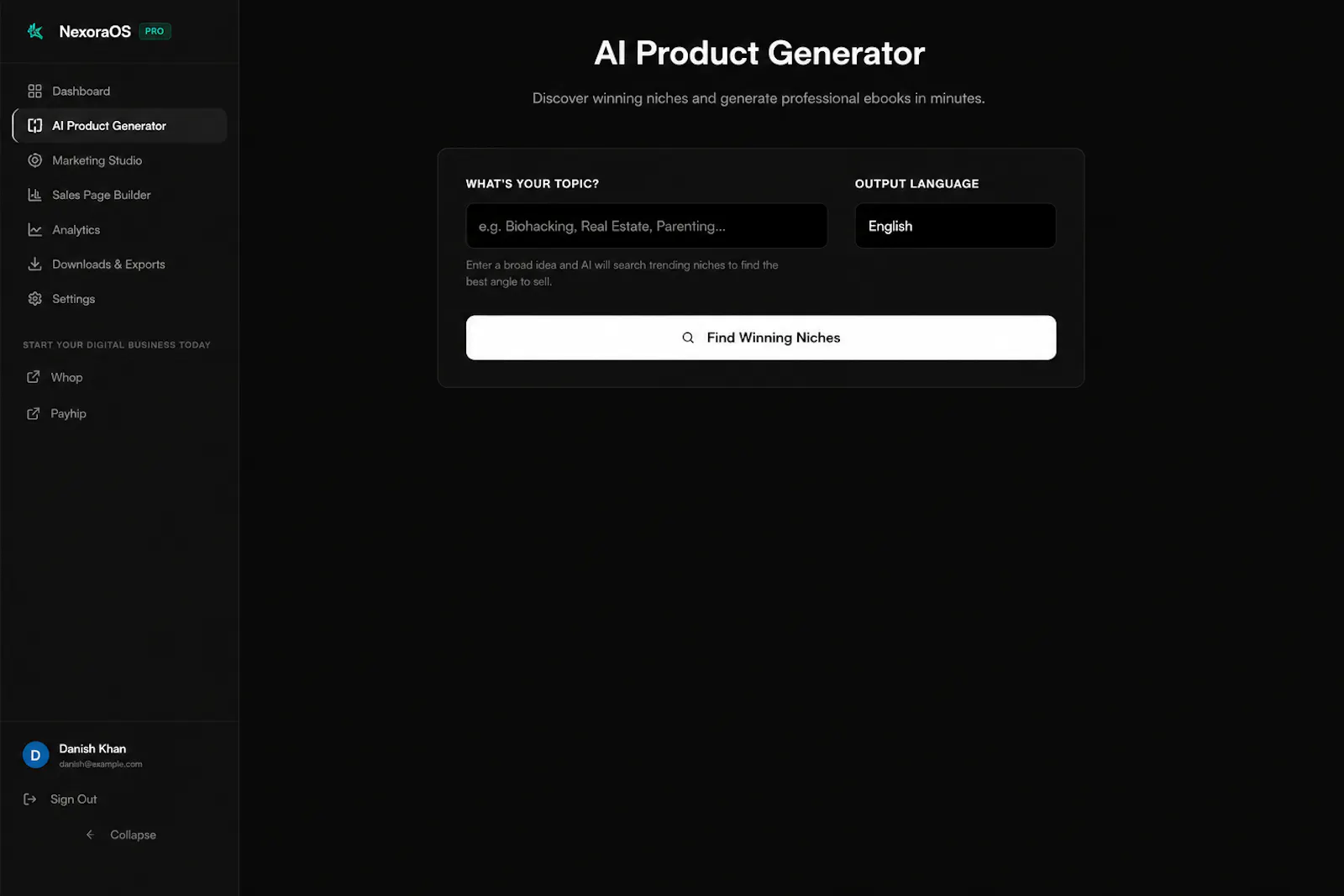 NexoraOS screenshot 3