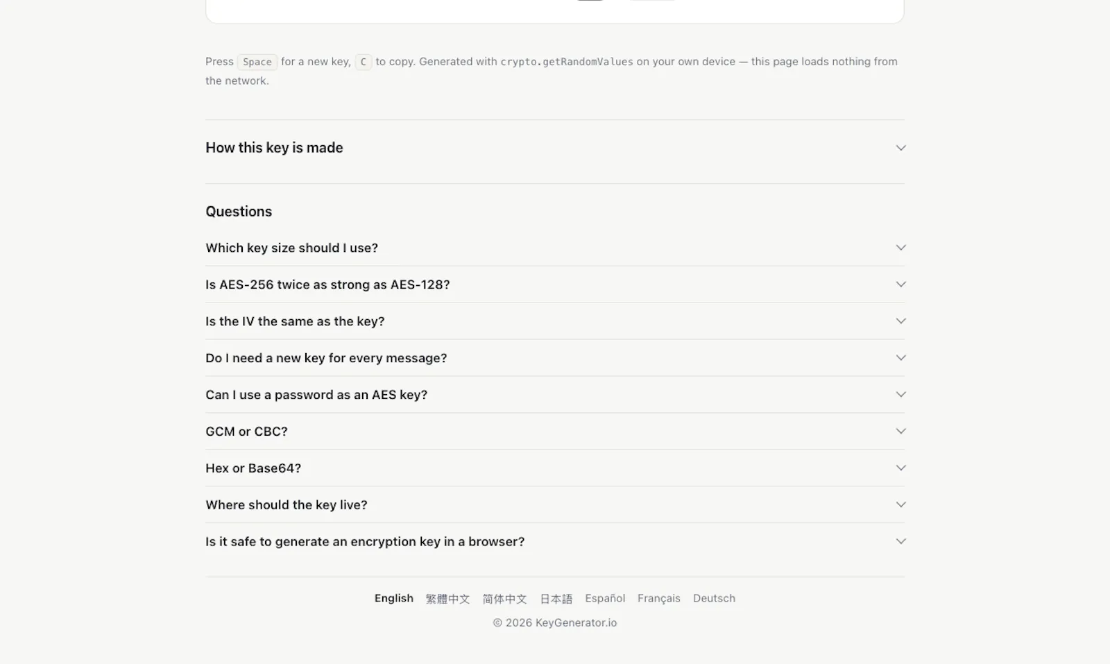 KeyGenerator.io screenshot 3