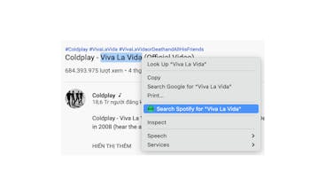 Spotify web extension gallery image