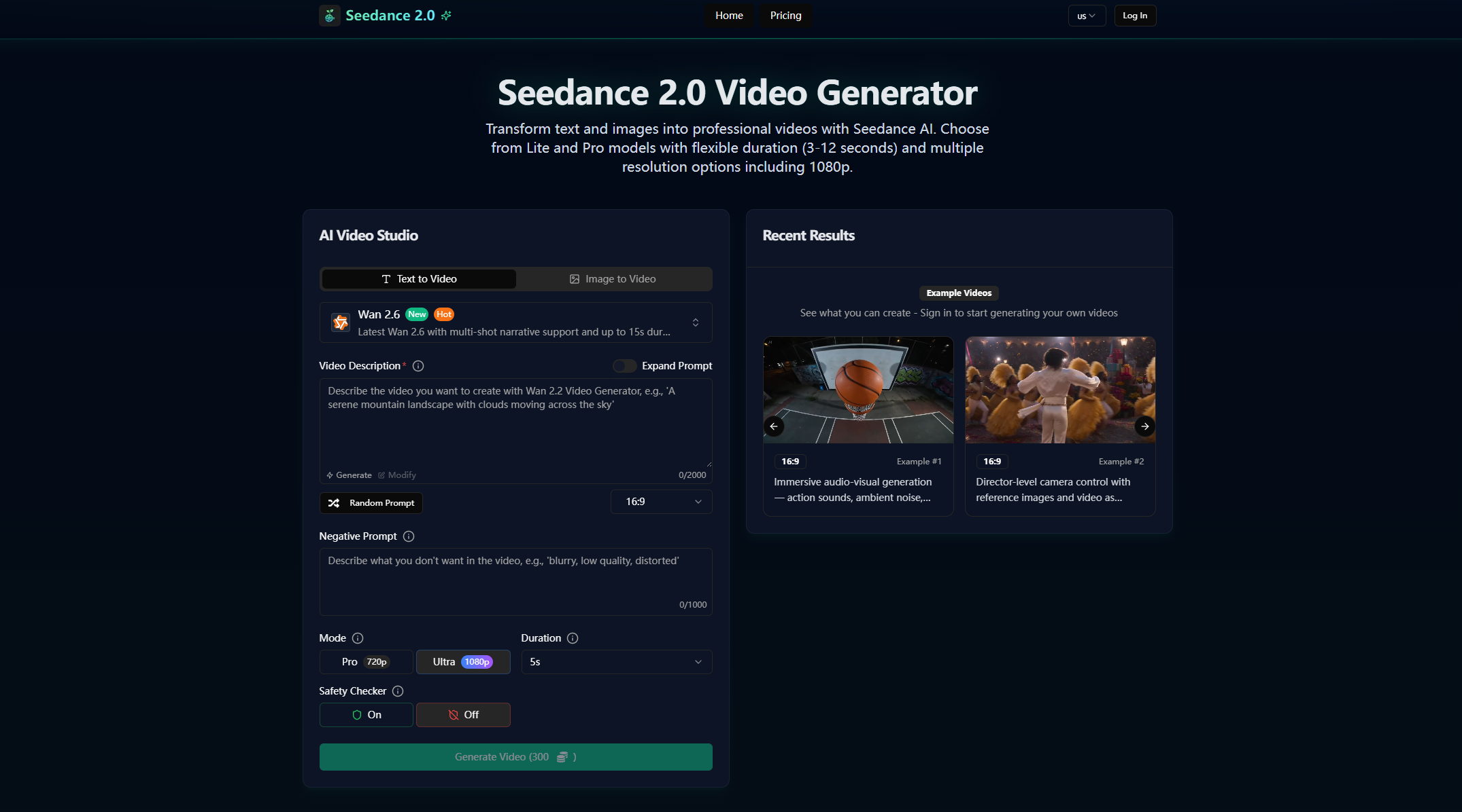 Seedance - Screenshot 2 showing product features and functionality