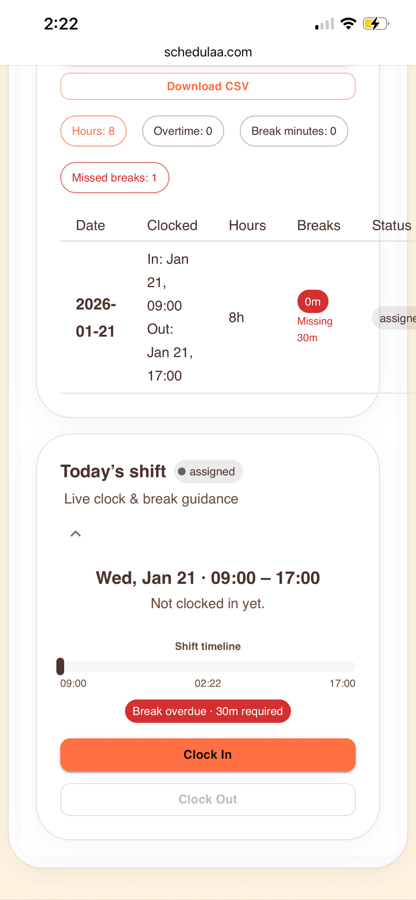 Schedulaa screenshot 4