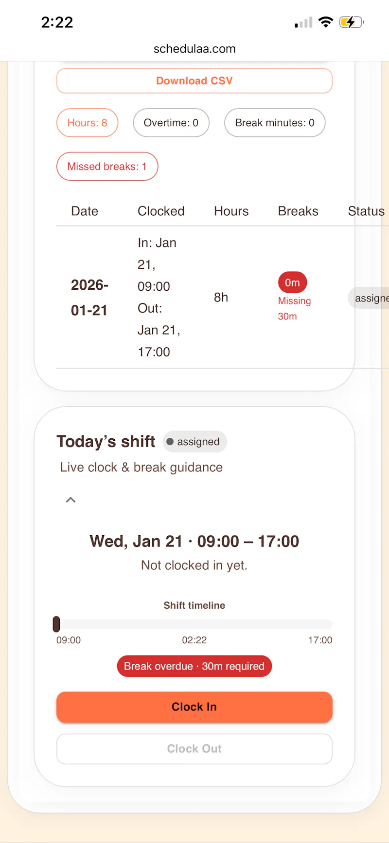 Schedulaa screenshot 4