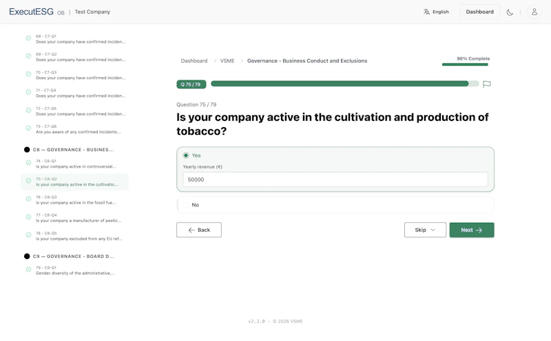 ExecutESG — Sustainability OS screenshot 3