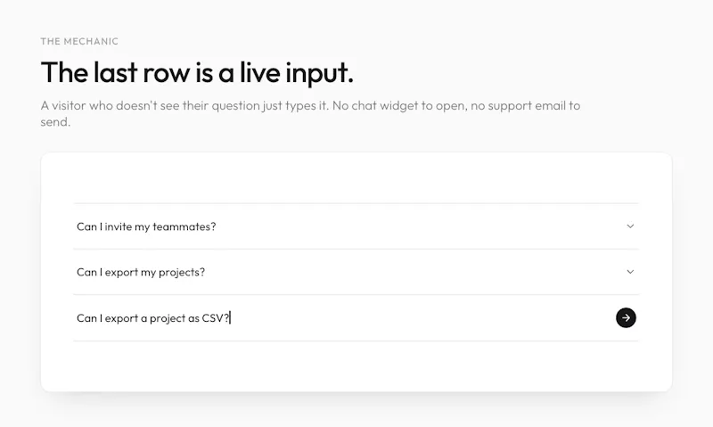 Infinite FAQ screenshot 3