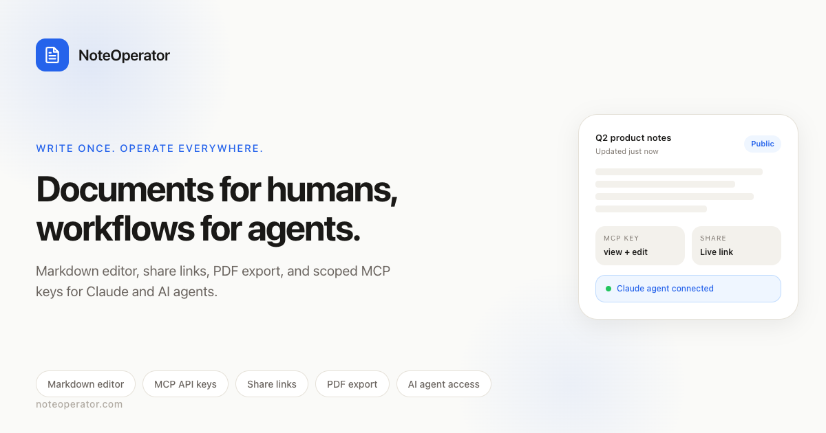 NoteOperator gallery image