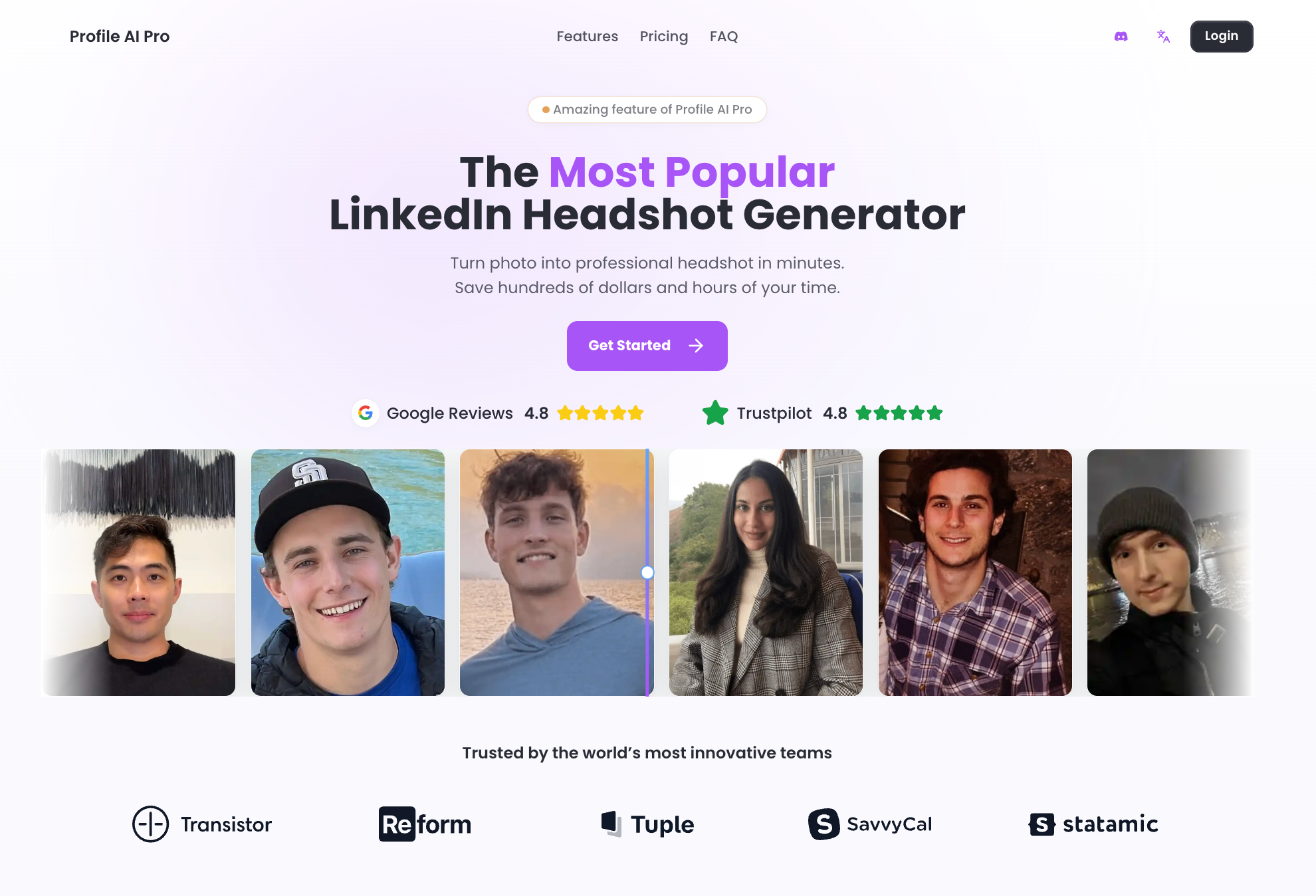 Mídia 1 de Perfil de pro - Perfil AI para fotos profissionais do LinkedIn