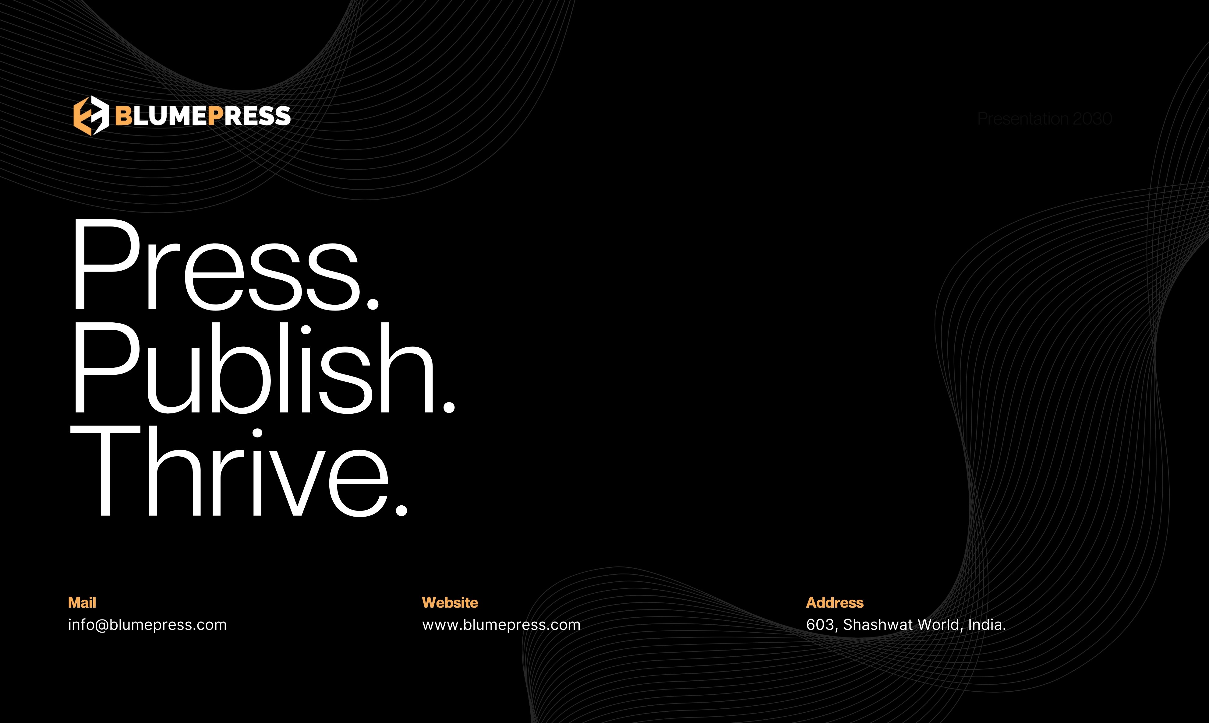 Blumepress gallery image
