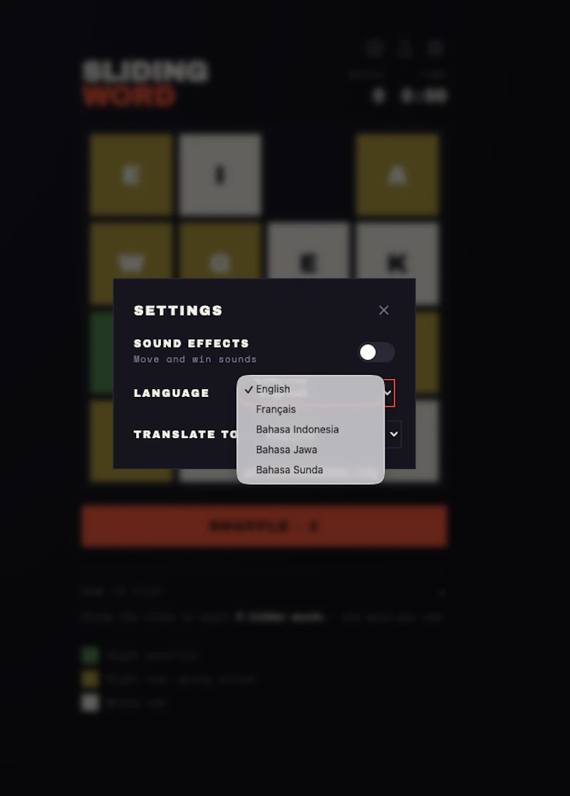 Sliding Word — Daily Word Puzzle Game screenshot 3
