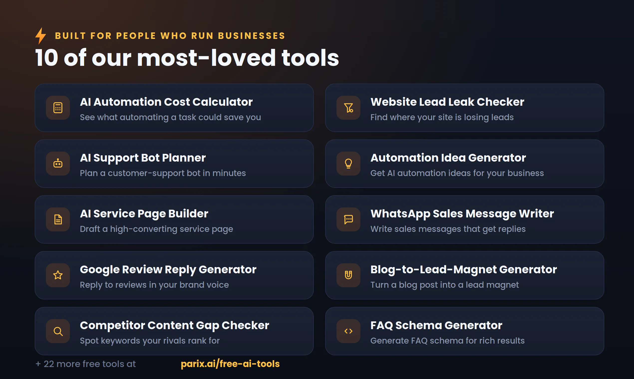 Parix.ai Free AI Tools gallery image
