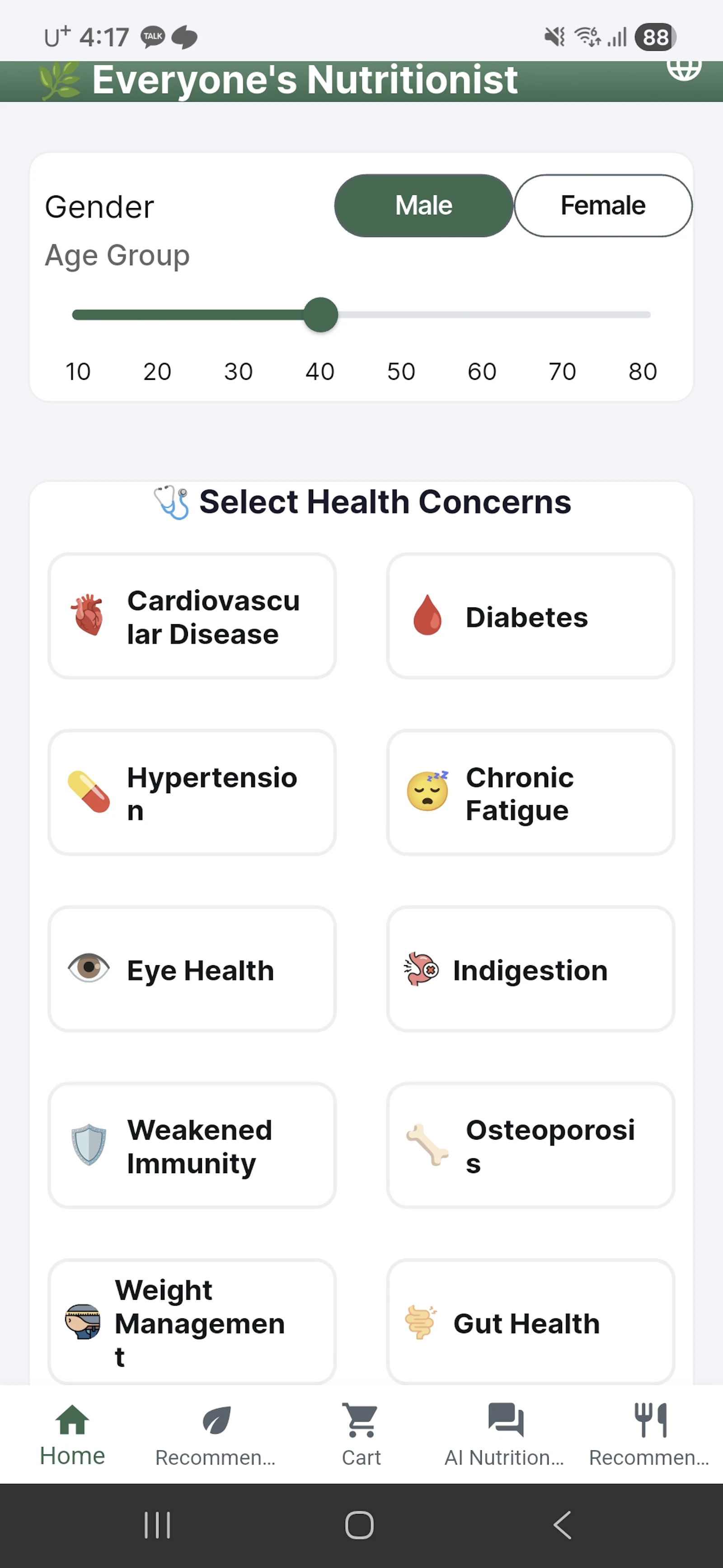 EveryonesNutritionist screenshot 2