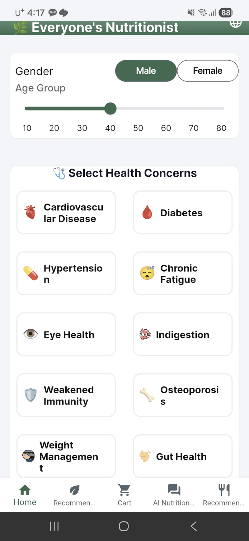 EveryonesNutritionist screenshot 2