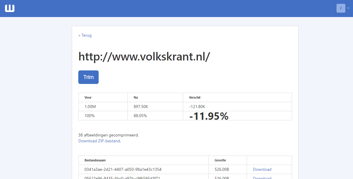 Webtrimmer gallery image