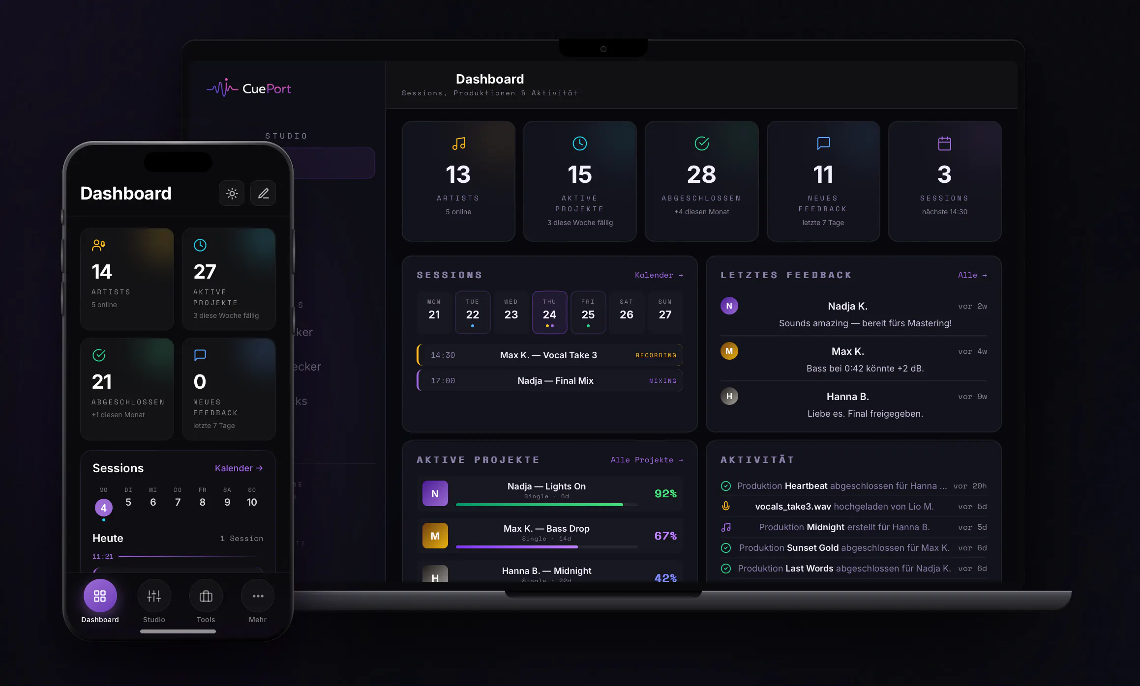 CuePort screenshot 3