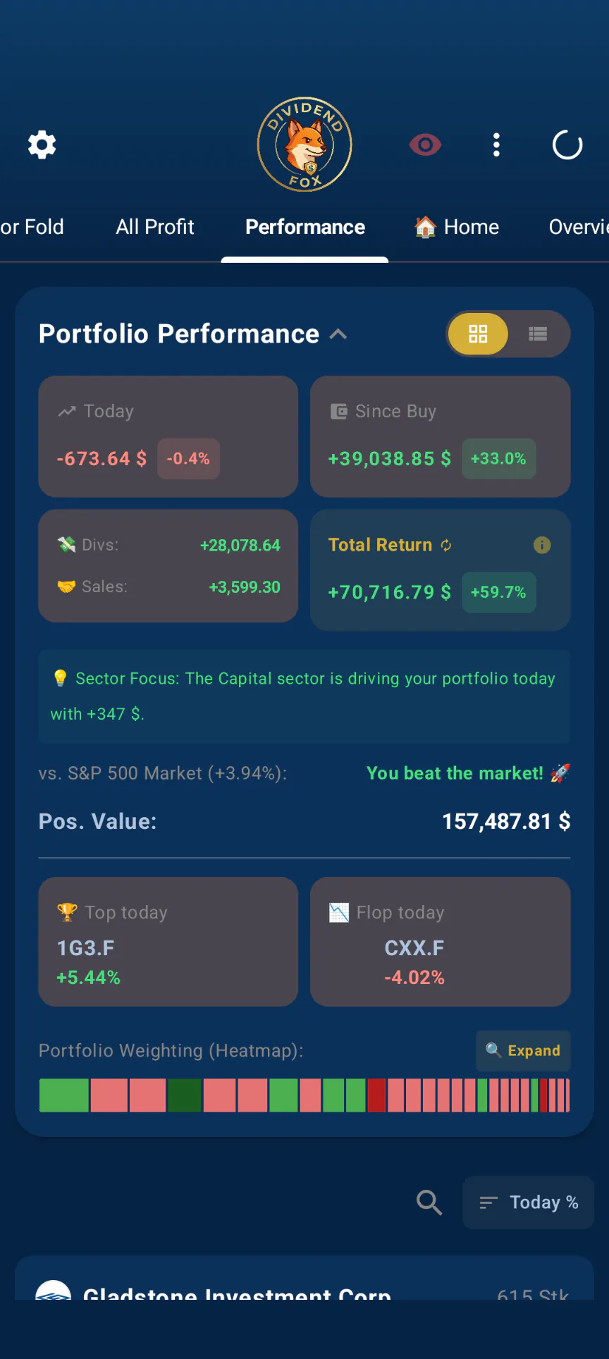 Dividend Fox - your Dividend Tracker gallery image