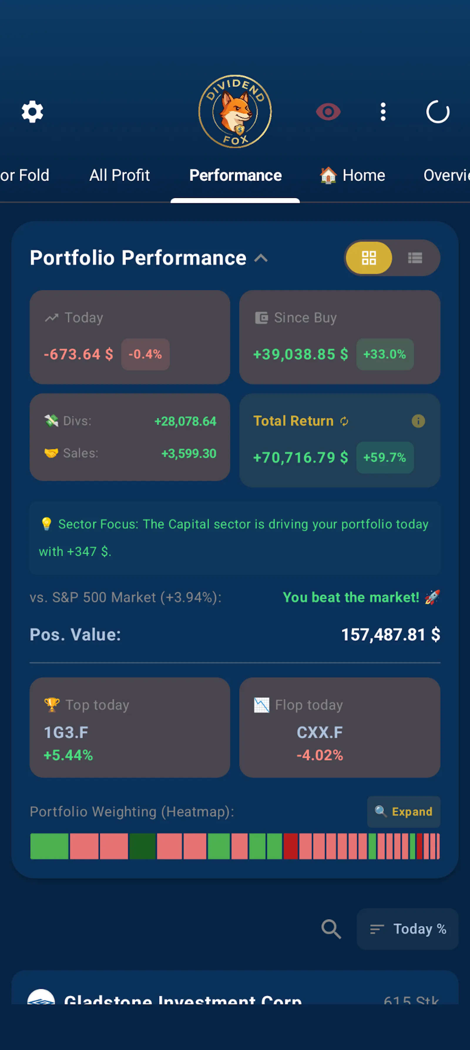 Dividend Fox - your Dividend Tracker screenshot 8