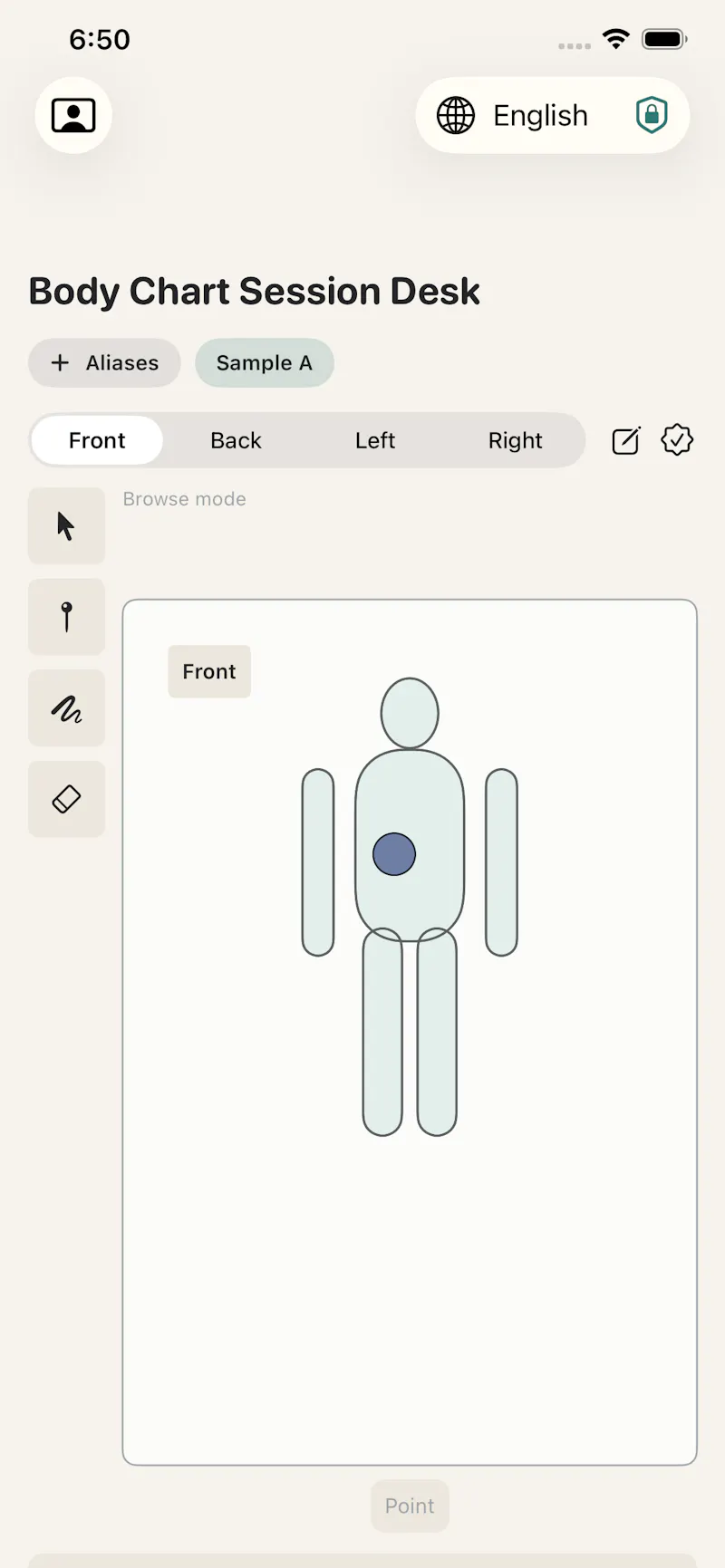 MassageDesk: Bodywork Notes screenshot 1