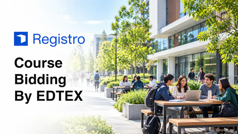 Registro Course Bidding by EDTEX screenshot 1