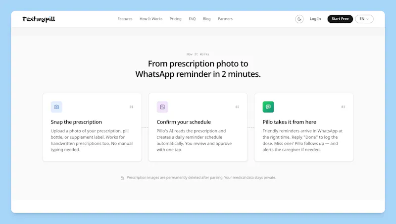TextMyPill screenshot 4
