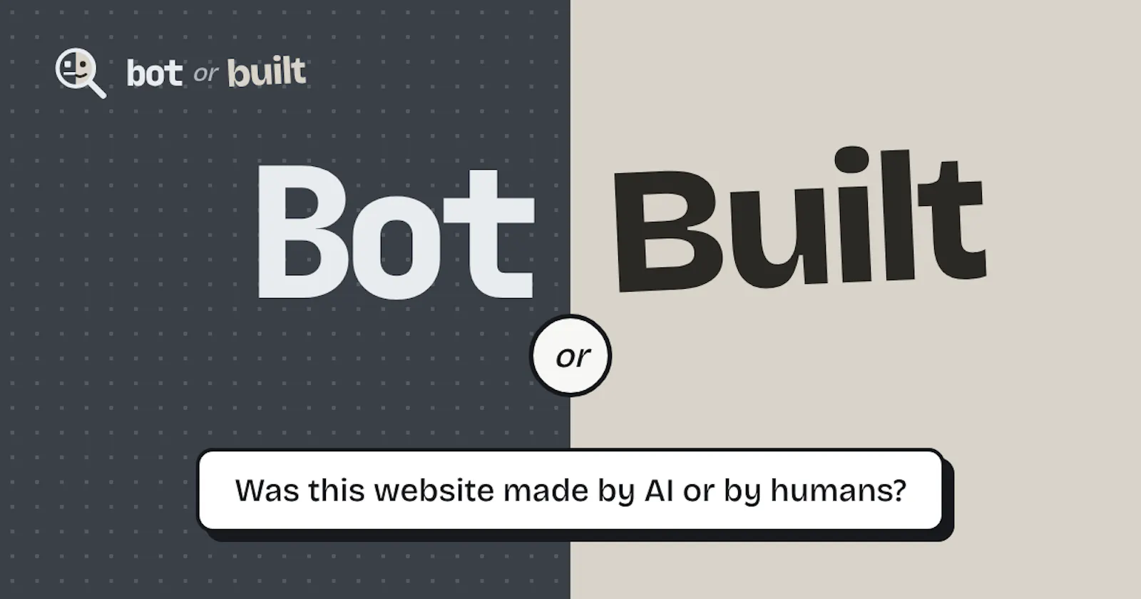 Bot or Built? screenshot 1
