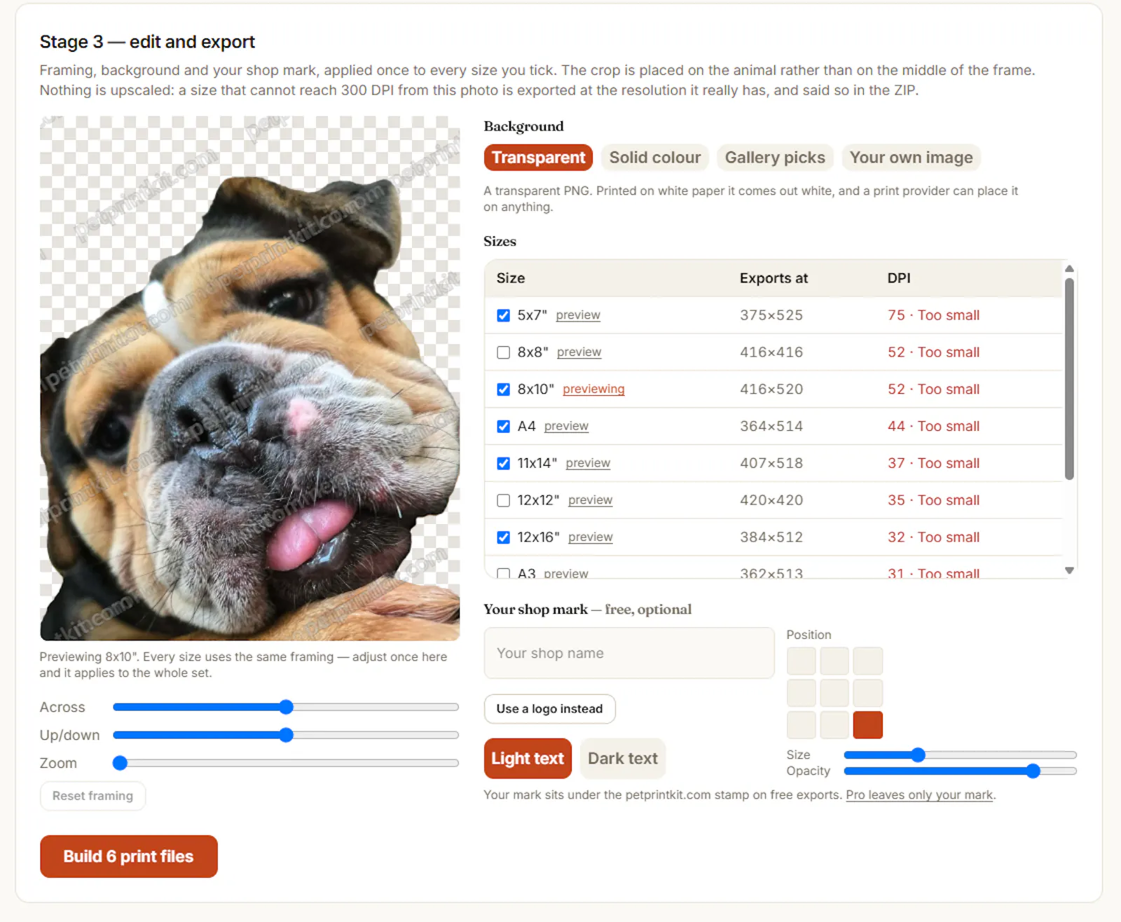 PetPrintKit screenshot 2
