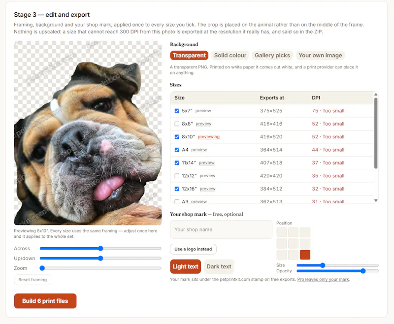 PetPrintKit screenshot 2