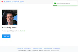 AI SelfPub ColoringBook Studio gallery image