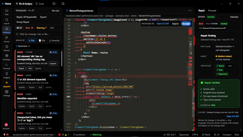 Fixora screenshot 1