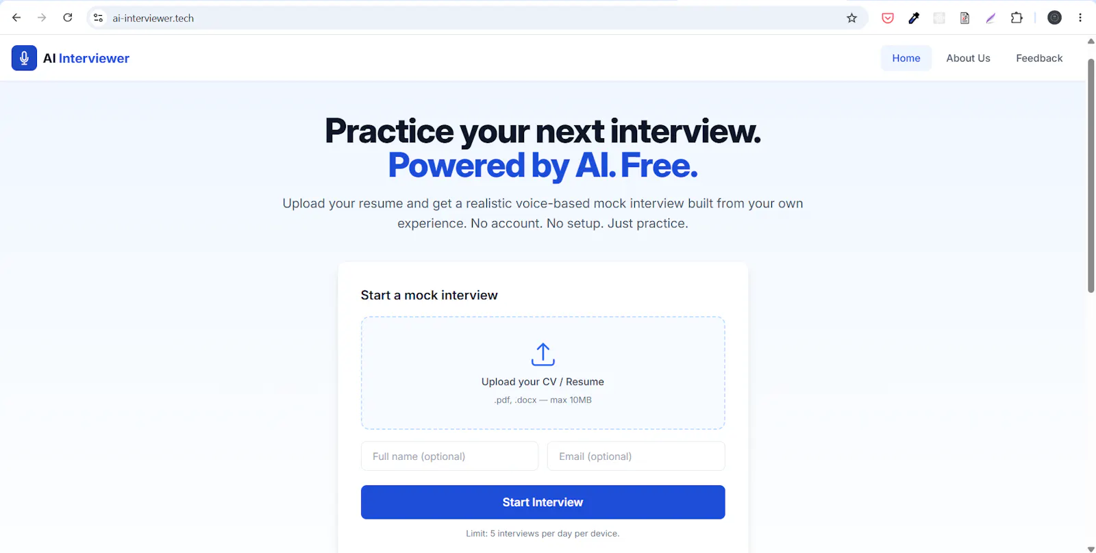 AI Interviewer screenshot 3