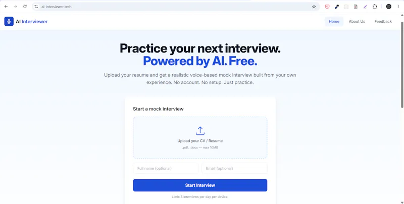 AI Interviewer screenshot 3