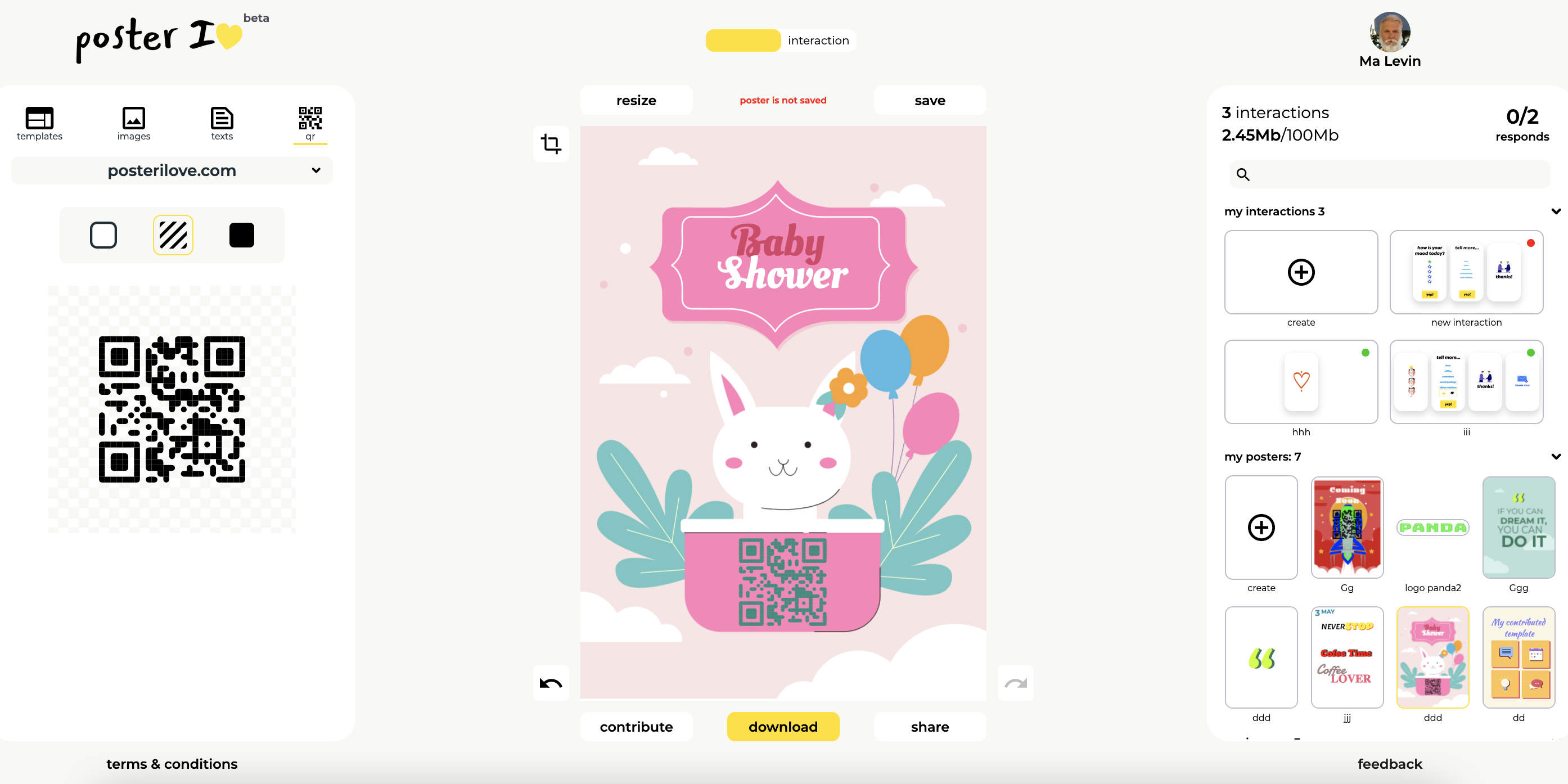 POSTER I LOVE gallery image