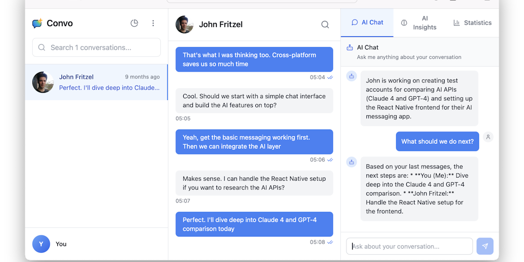 Convo - Chat Insights