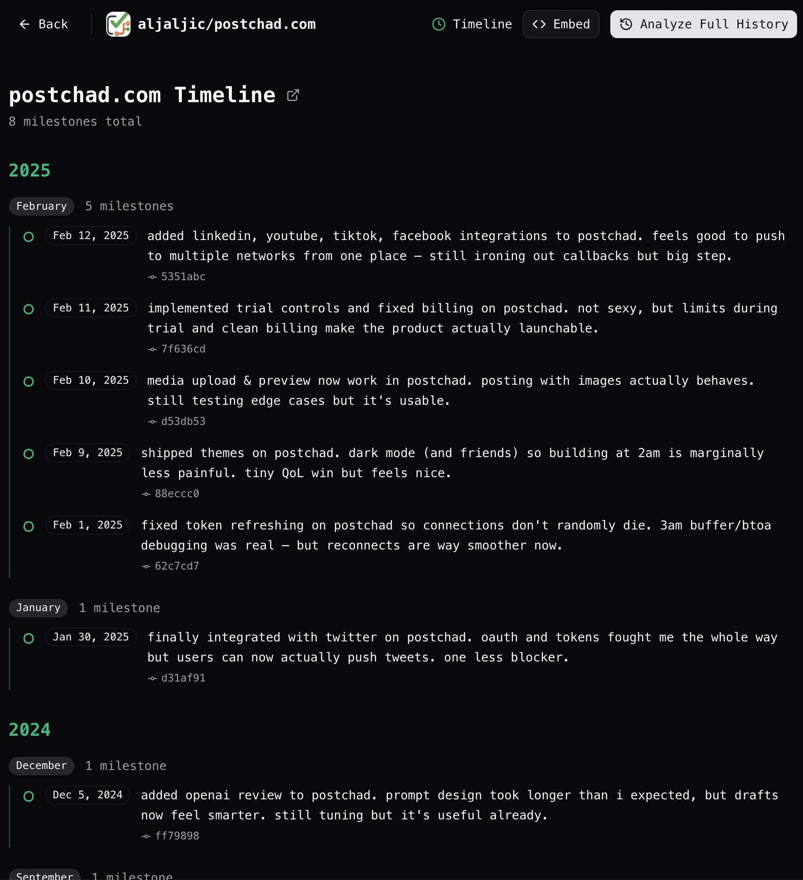 SumGit - Screenshot 4 showing product features and functionality