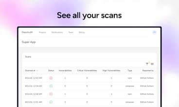 DepsAudit gallery image