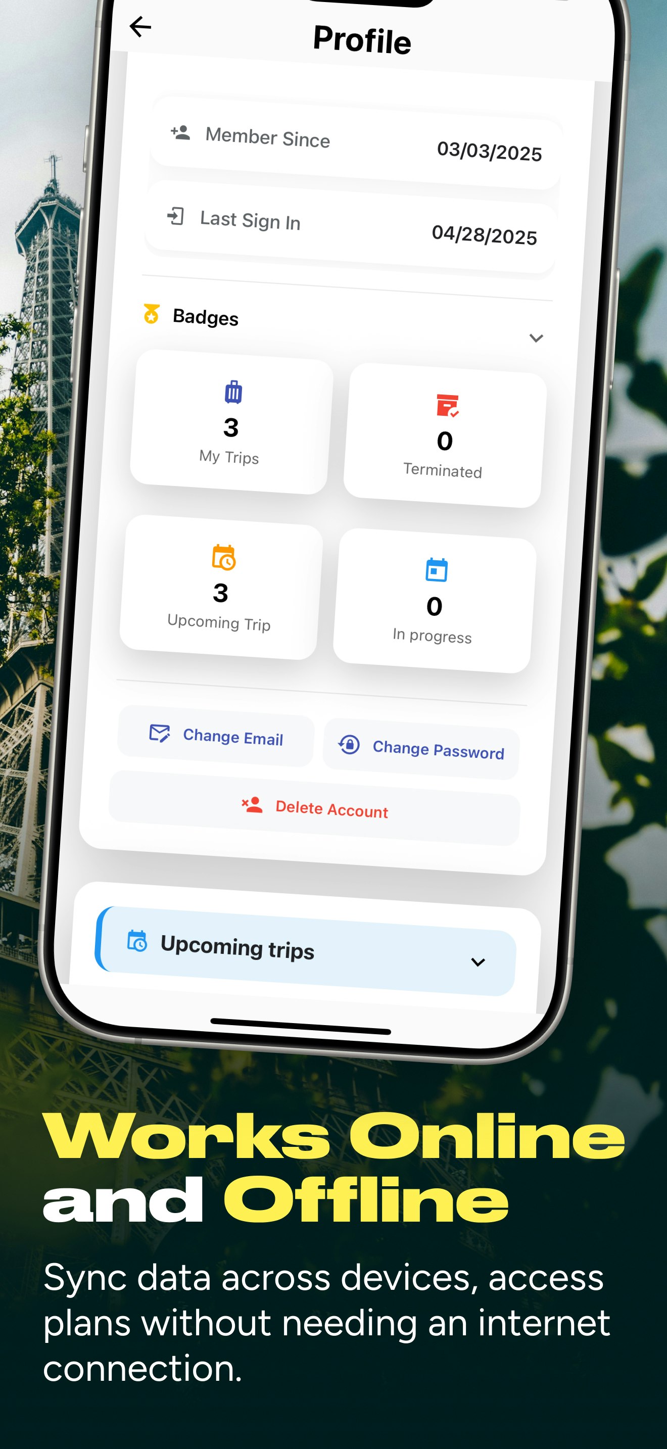 Mídia 7 de With mybag - O primeiro centro de viagem e planejador