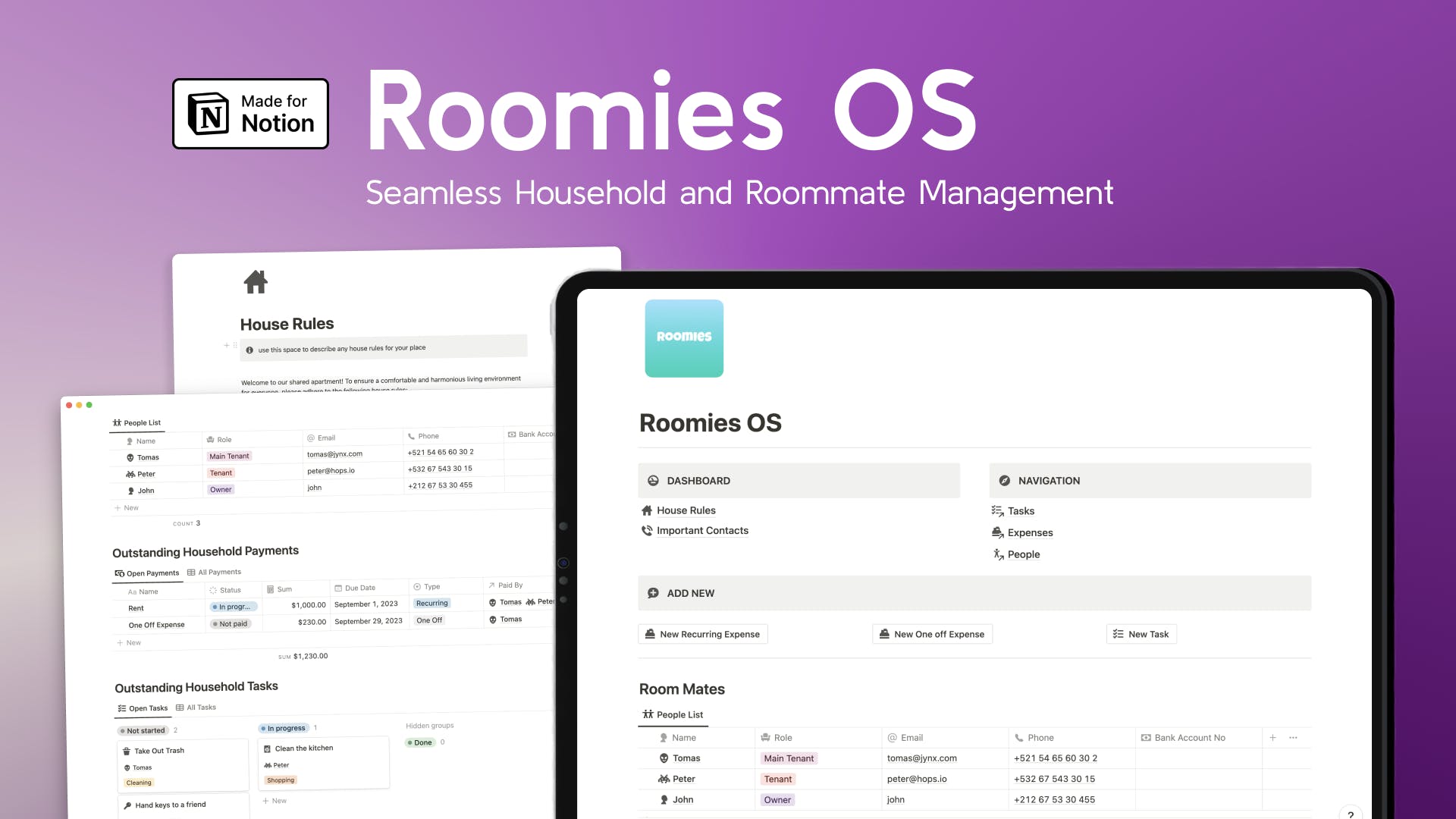 Roomies OS media 1