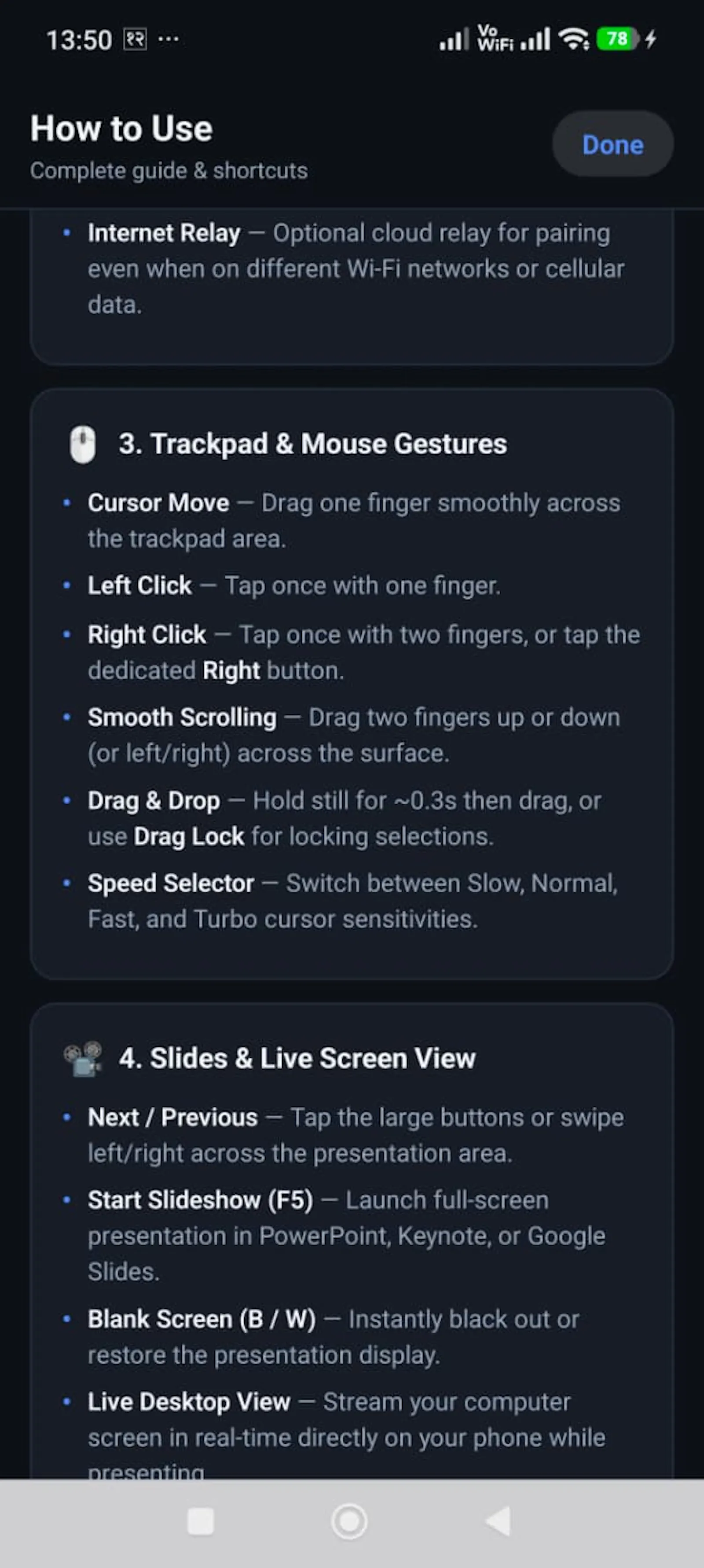Airpoint: Presenter, Trackpad & manymore screenshot 23