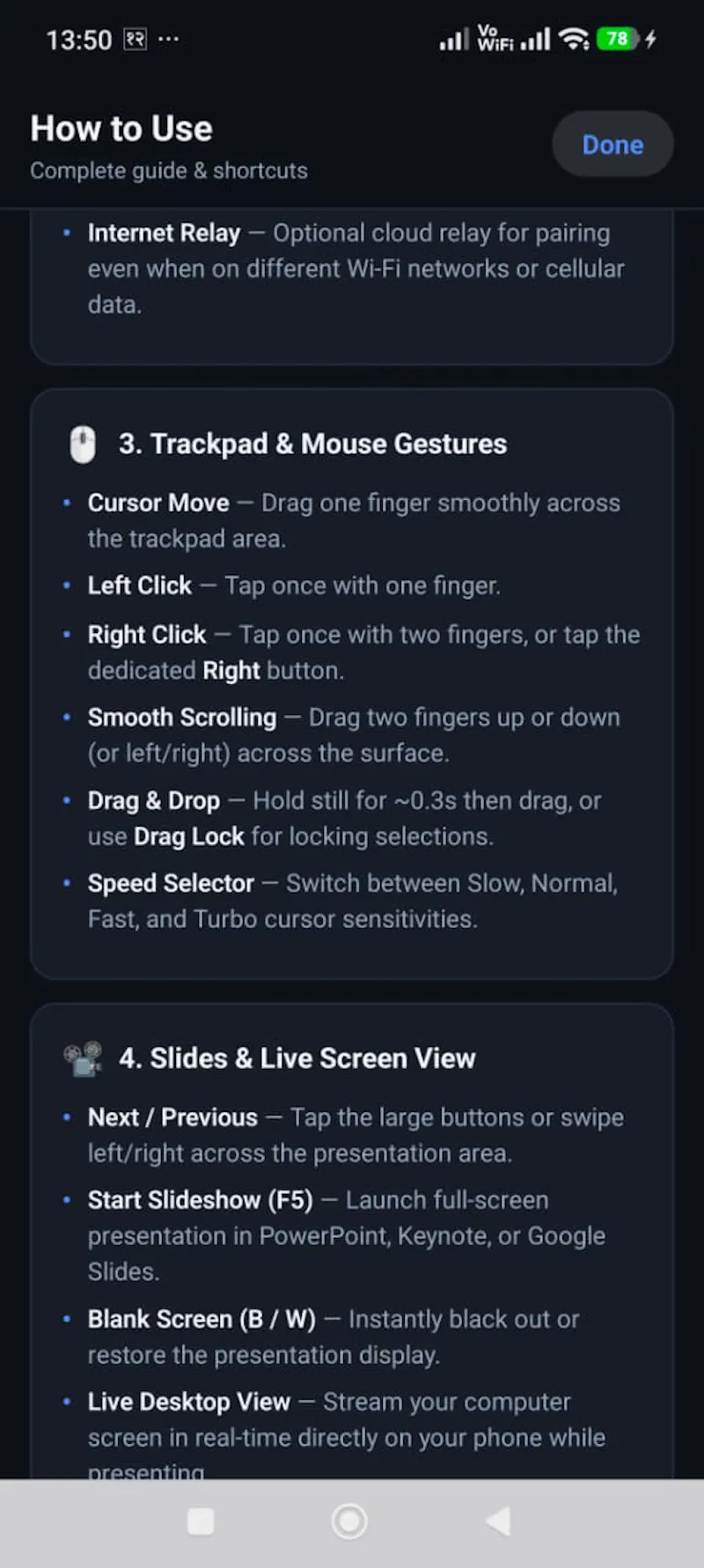 Airpoint: Presenter, Trackpad & manymore screenshot 23