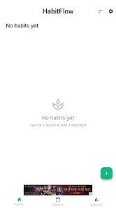 HabitFlow - Main product screenshot demonstrating key features and user interface