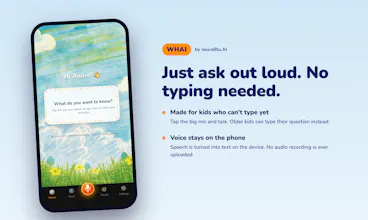 WHAI - Safe answers for kids gallery image